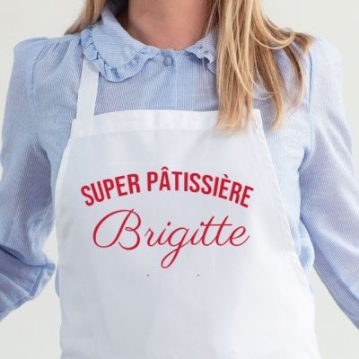Tablier de cuisine personnalisé pour une Brigitte