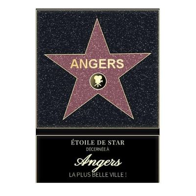 Affiche etoile de star personnalisé Angers