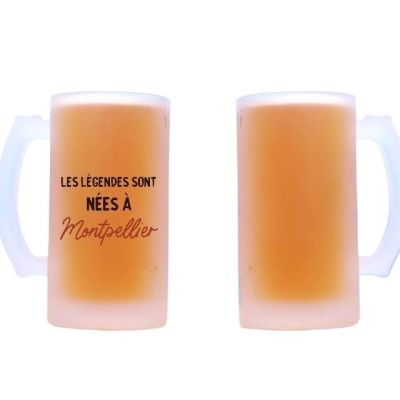 Chope de bière personnalisée Montpellier