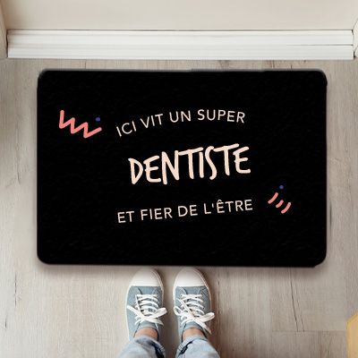 Paillasson personnalisé - Dentiste