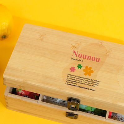 Boite à thé personnalisée - Définition Nounou