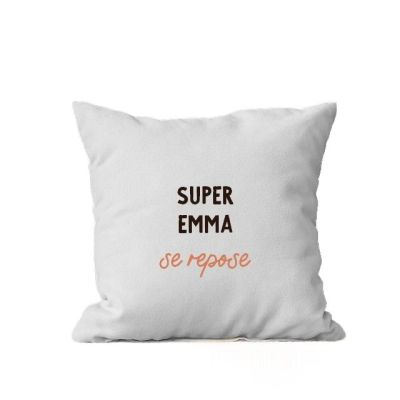 Coussin personnalisé pour une Emma