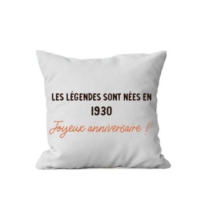 Coussin message générique année 1930