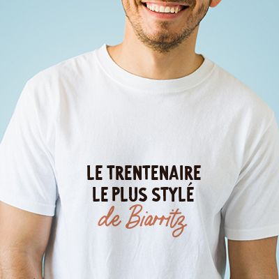 T-shirt personnalisé homme - Message