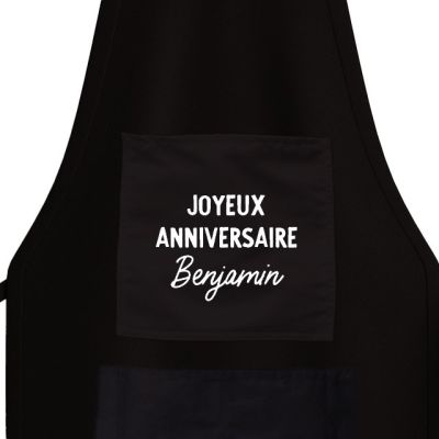 Tablier de cuisine personnalisé pour un Benjamin