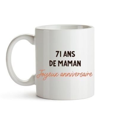 Mug message maman 71 ans