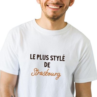 T-shirt homme personnalisé Strasbourg