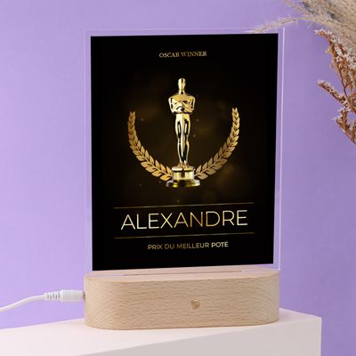 Lampe 3D personnalisée - Oscars