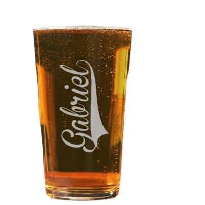 Verre à bière pinte personnalisé pour un Gabriel
