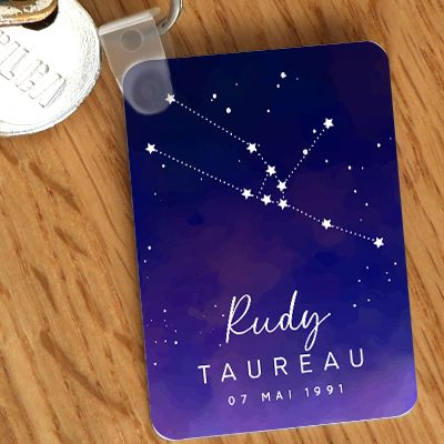 Porte-clés personnalisé Constellation - Taureau
