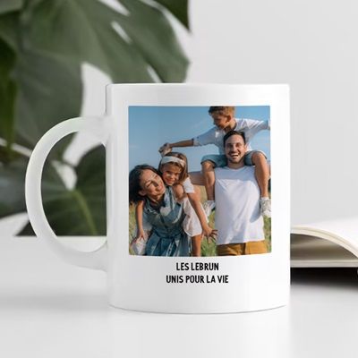 Mug personnalisé - Photo et texte