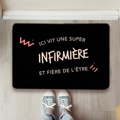 Paillasson personnalisé - Infirmière