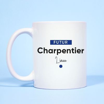 Mug personnalisé - Futur charpentier
