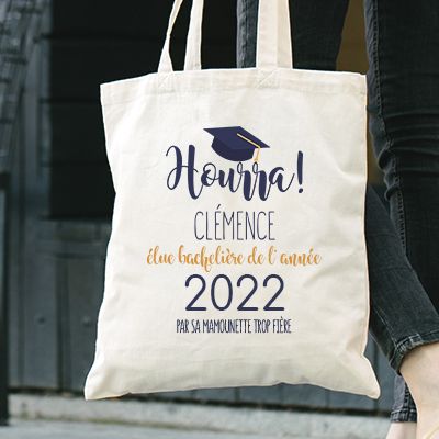 Tote bag personnalisé - Collection diplomé(e)
