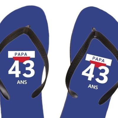 Tongs pastis  papa 43 ans