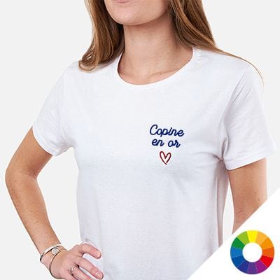Meilleure Amie Sœur Par Cœur Idée Cadeau Pour' T-shirt bio Femme