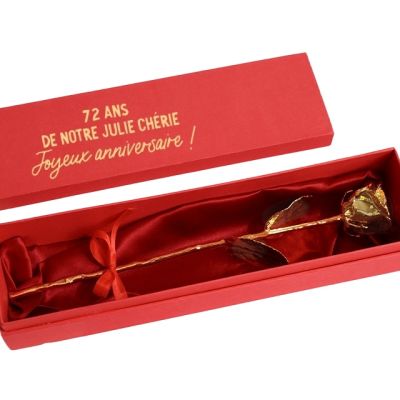 Rose en or femme 72 ans