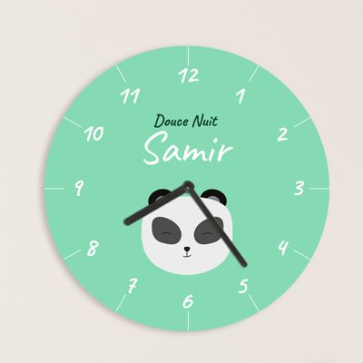 Horloge Personnalisable - Petit Panda