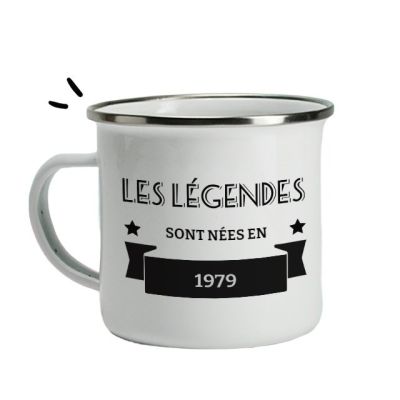 Mug émaillé légendes année 1979