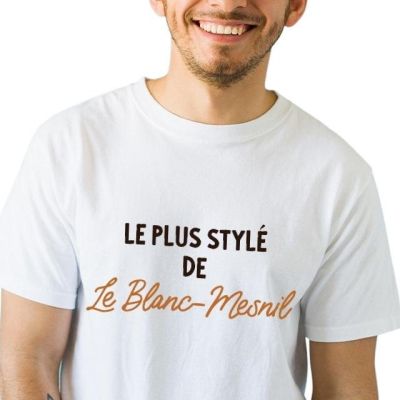 T-shirt homme personnalisé Le Blanc-Mesnil