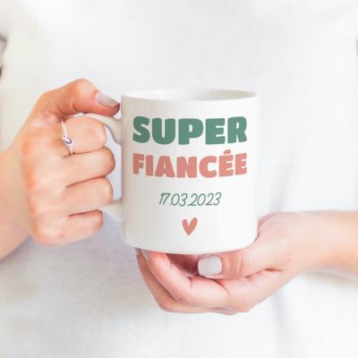 Mug personnalisé - Super Fiancée