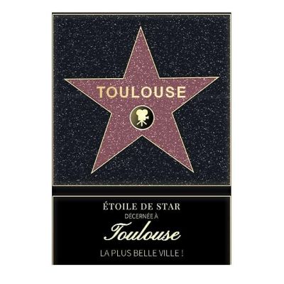 Affiche etoile de star personnalisé Toulouse