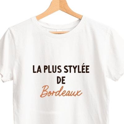 T-shirt femme personnalisé Bordeaux