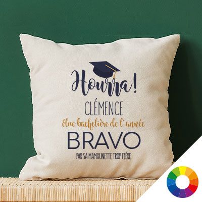 Coussin personnalisé - Diplômé(e)