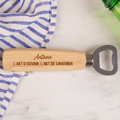 Décapsuleur personnalisé gravé - Message