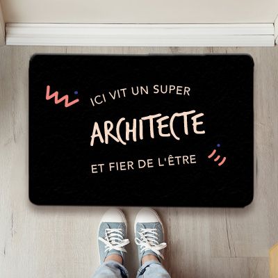 Paillasson personnalisé - Architecte