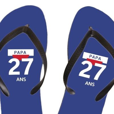 Tongs pastis  papa 27 ans