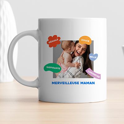 Mug personnalisé - Eclats de Couleurs