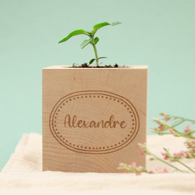 Ecocube personnalisé - Prénom