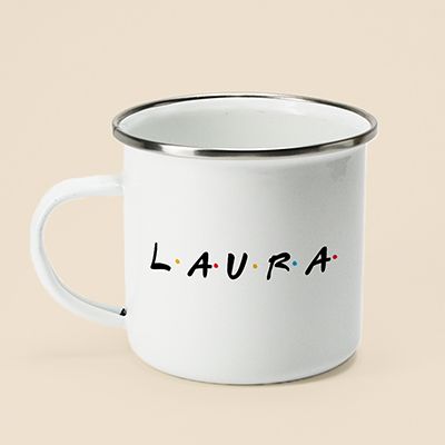 Mug émaillé personnalisé - Bande de potes