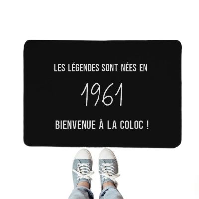 Paillasson message année 1961