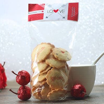 Biscuits Love personnalisés 
