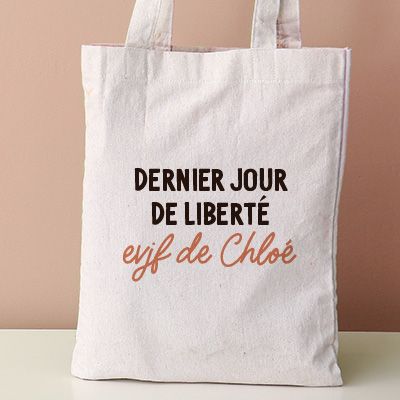 Tote bag personnalisé - Message
