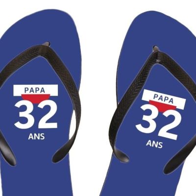 Tongs pastis  papa 32 ans