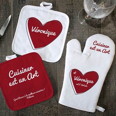 Cadeau entreprise Manique et gant de cuisine Bretagne - Han