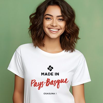 Tee shirt personnalisé femme - Made in Pays Basque