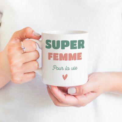 Mug personnalisé - Super Femme