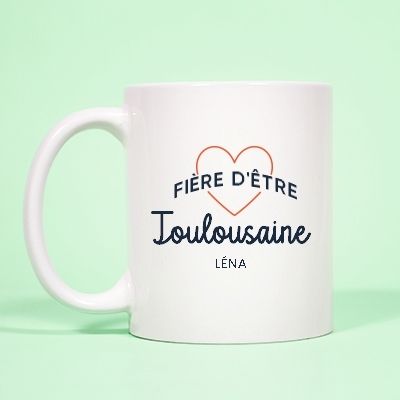 Mug personnalisé - Fière d'être Toulousaine
