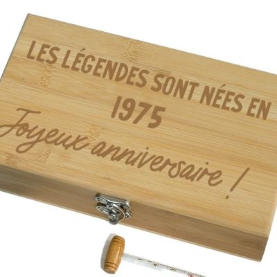 Coffret sommelier 5 accessoires message générique année 1975