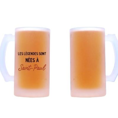 Chope de bière personnalisée Saint-Paul