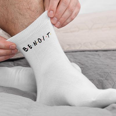 Chaussettes personnalisées - Bande de potes