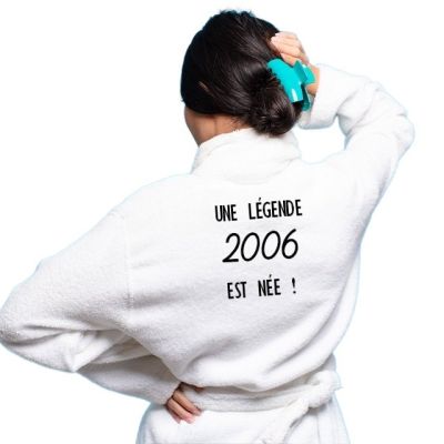 Peignoir message année 2006