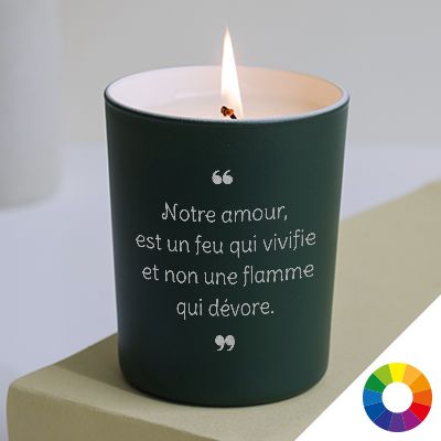 Calendrier de l'Avent bougie personnalisé en pot coloré, cadeau de Noël  Bougie parfumée de Noël -  France