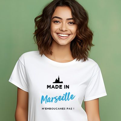 Tee shirt personnalisé femme - Made In Marseille