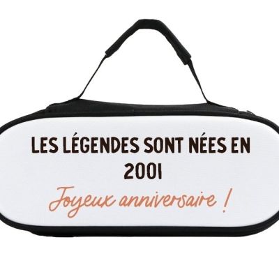 Sacoche de pétanque message générique année 2001