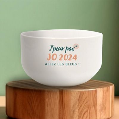 Grand bol personnalisé - J'peux pas, j'ai...